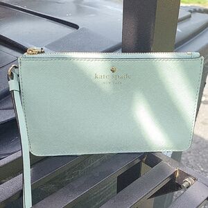 Kate Spade Light Green Wristlet
